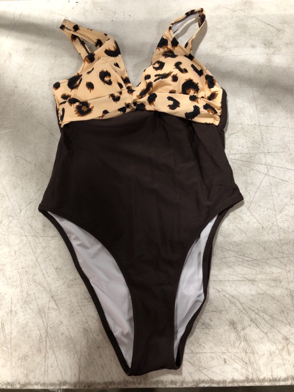 Photo 2 of Wild Leopard Twist One Piece Swimsuit
SIZE MEDIUM.
