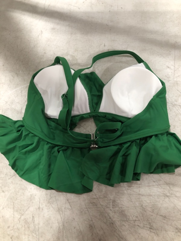 Photo 3 of Zoe Ruffle Crisscross Plus Size Bikini Top
SIZE 1X.