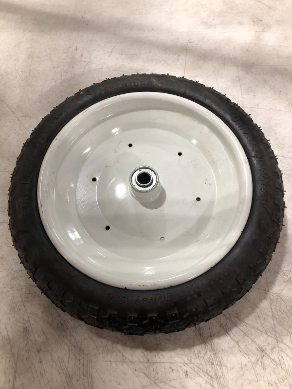 Photo 2 of Arnold Marathon 14.5 Universal Flat-Free Replacement Wheelbarrow Wheel
