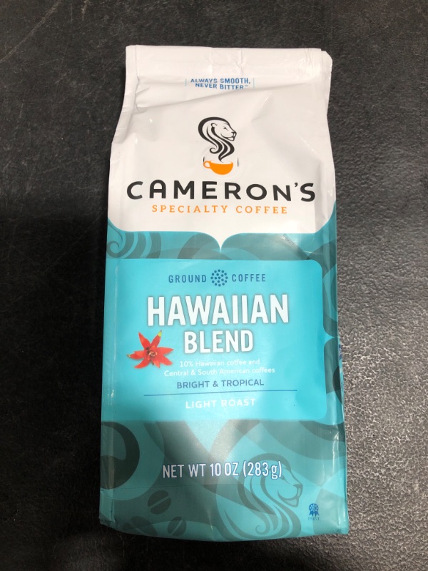 Photo 2 of Cameron's Coffee Roasted Ground Coffee Bag, Hawaiian Blend, Package may vary,10 ounce 02/2022.