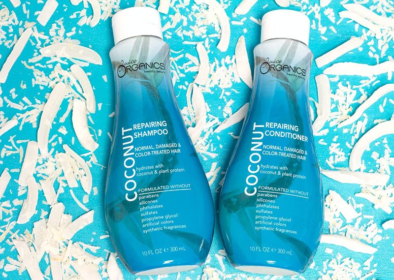 Photo 2 of Juice Organics Coconut Repairing Shampoo, 10 fl oz
