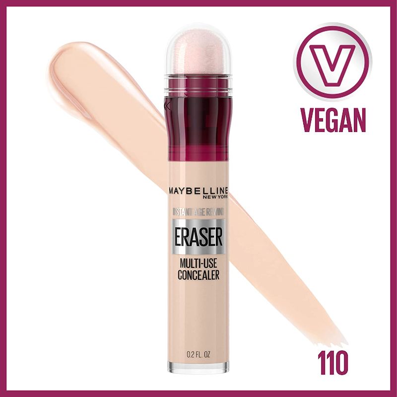 Photo 2 of Maybelline Instant Age Rewind Eraser Dark Circles Treatment Multi-Use Concealer, Fair, 0.2 Fl Oz (Pack of 1)
