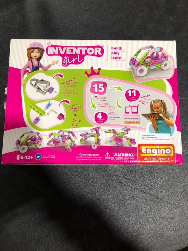 Photo 3 of Engino Inventor Girl 15 Models Building Set
