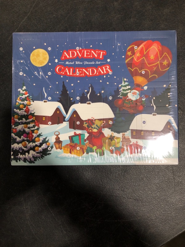 Photo 1 of ADVENT CALENDAR METAL WIRE PUZZLE SET.