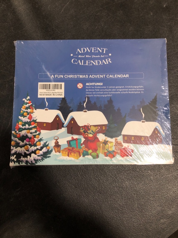 Photo 2 of ADVENT CALENDAR METAL WIRE PUZZLE SET.