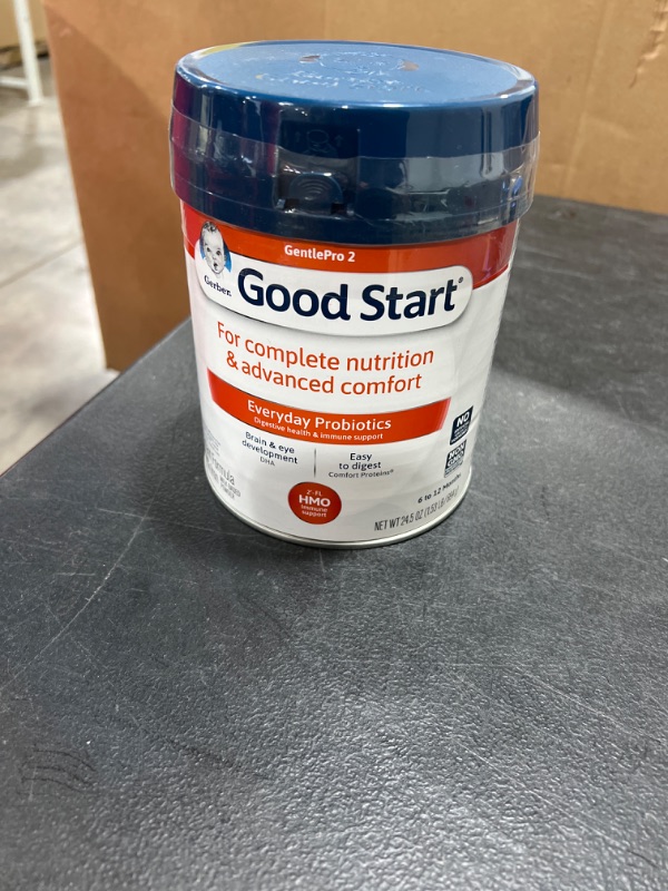 Photo 1 of Gerber Good Start GentlePro 2 Everyday Probiotics Powder Infant Formula, Stage 2, 24.5 Oz.EXP. SEP 16 2022
