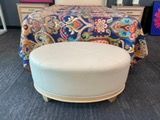 Photo 2 of Oval Ottoman 38L X 17H Inches