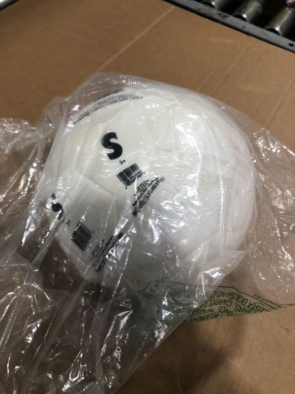 Photo 1 of 7.5 foam white soccer ball 