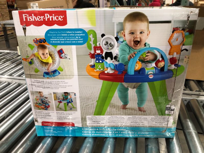 Photo 2 of Fisher-Price 3-in-1 Spin and Sort Activity Center
