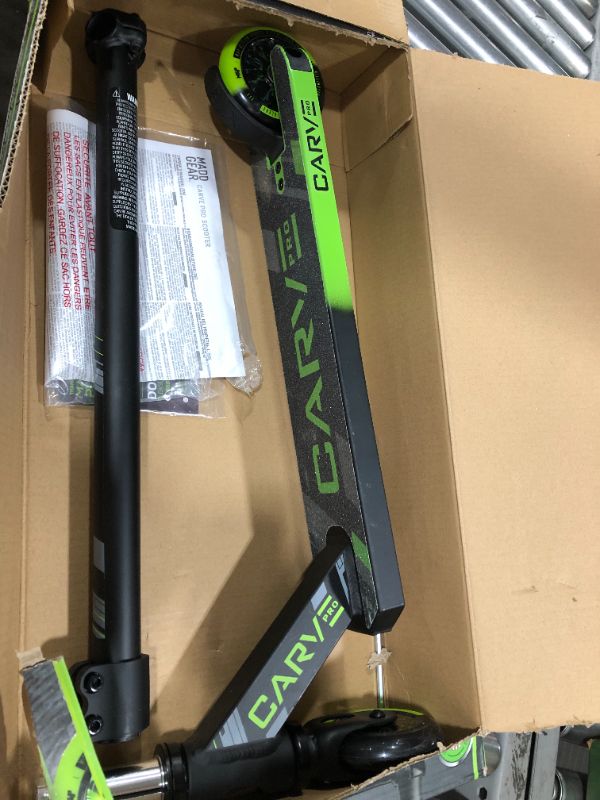 Photo 1 of MADD GEAR - CARVE PRO - Black Green - Suits Boys & Girls Ages 6+ - Max Rider Weight 220lbs - 