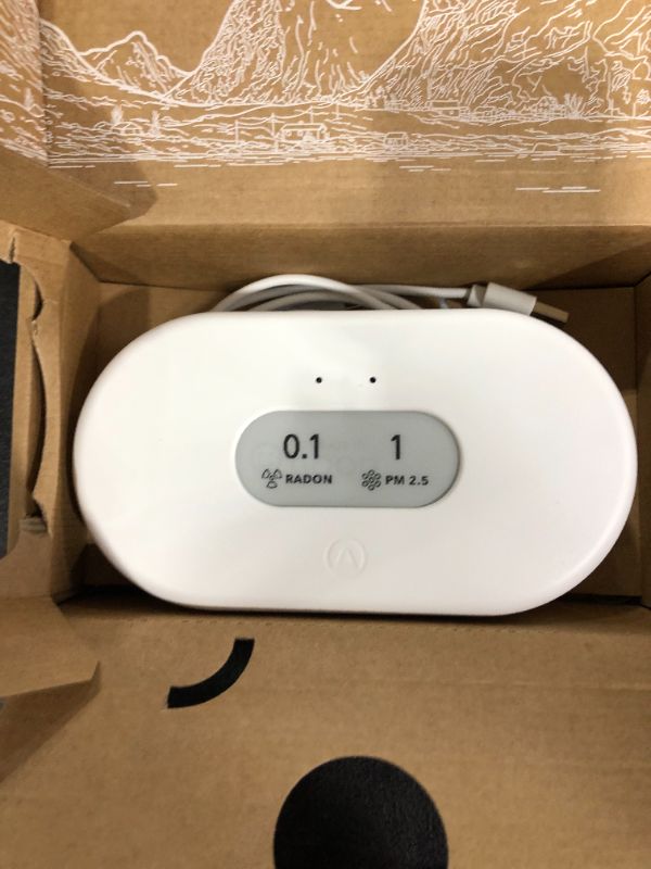 Photo 1 of Airthings 2960 View Plus - Radon & Air Quality Monitor (PM, CO2, VOC, Humidity, Temp, Pressure)
