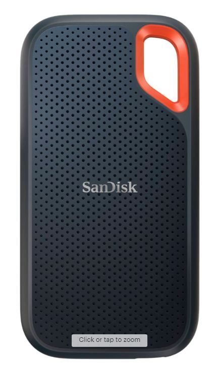 Photo 1 of SanDisk - Extreme Portable 2TB External USB-C NVMe Solid State Drive
