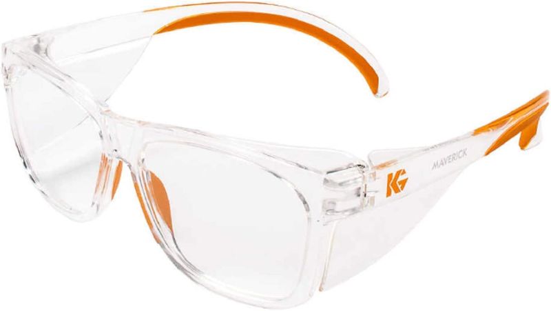 Photo 1 of KLEENGUARD Maverick Safety Glasses with Intergrated Side Shields, 12 pairs.