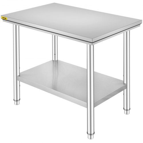 Photo 1 of 24" X 36" Stainless Steel Kitchen Work Table Commercial Restaurant Table
