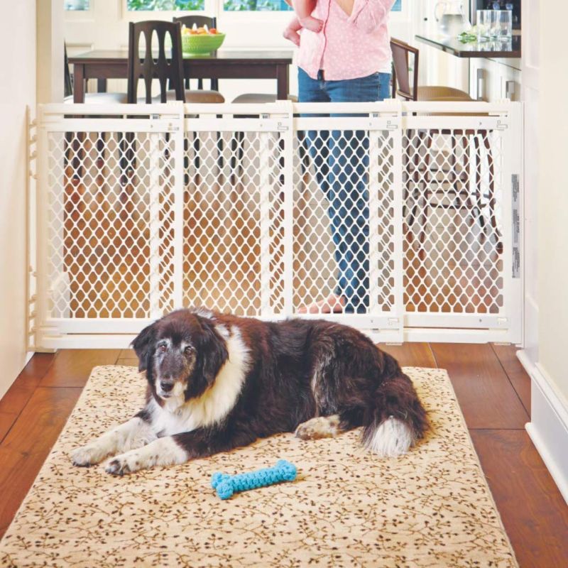 Photo 1 of MyPet Plastic Extra-Wide Pet Gate for Dogs & Cats