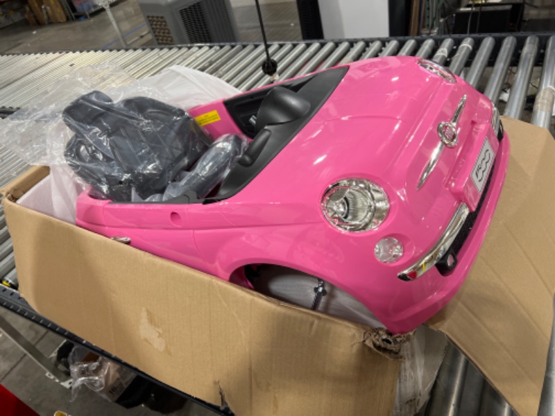 Photo 2 of Best Ride On Cars Fiat 500 Push Car, Pink
