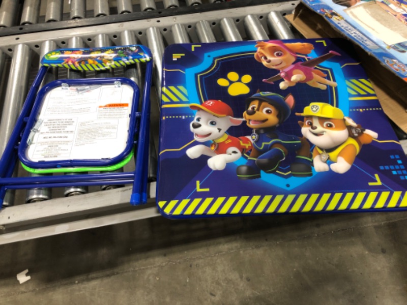 Photo 2 of Paw Patrol Junior Table & Chair Set, Folding Table, Padded Chairs
