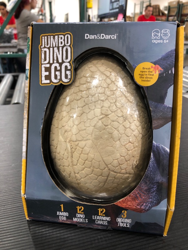 Photo 2 of Jumbo Dino Egg - Unearth 12 Unique Large Surprise Dinosaurs in a Giant Egg
