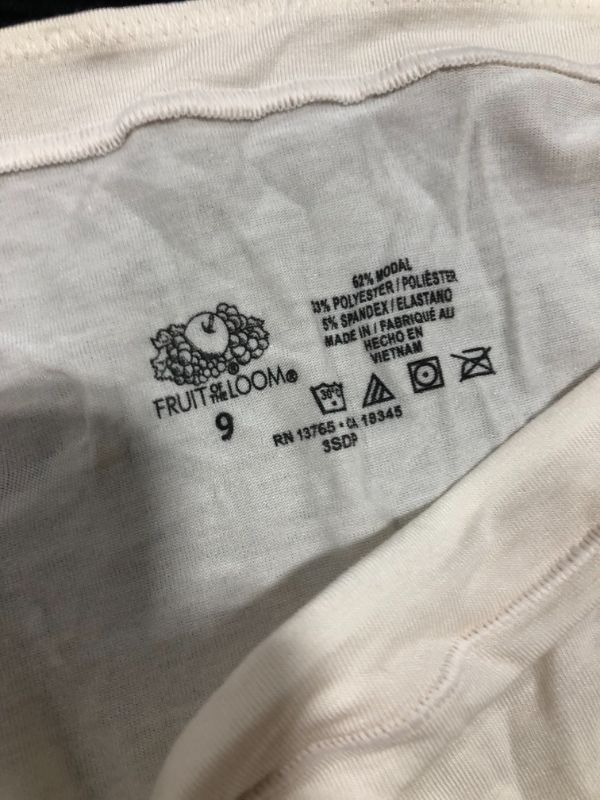 Photo 1 of Fruit of the Loom Women S Beyondsoft Low-Rise Brief Underwear 6 Pack SZ 9

