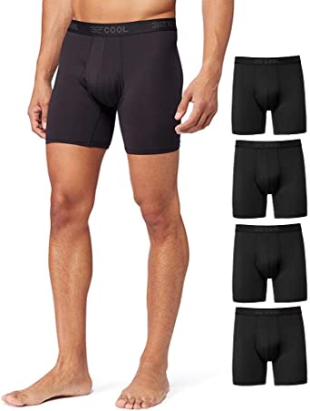 Photo 1 of 32 DEGREES COOL Mens 4-PACK Active Mesh Quick Dry Performance Boxer Brief SZ M
