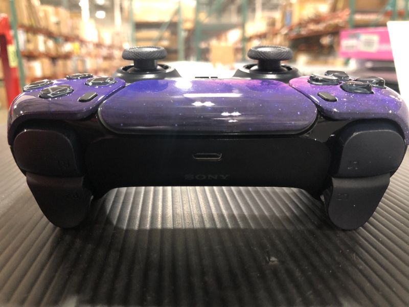 Photo 4 of UN-MODDED Custom Wireless PRO Controller compatible with PS5 Exclusive Unique Design (Nebula Galaxy)
