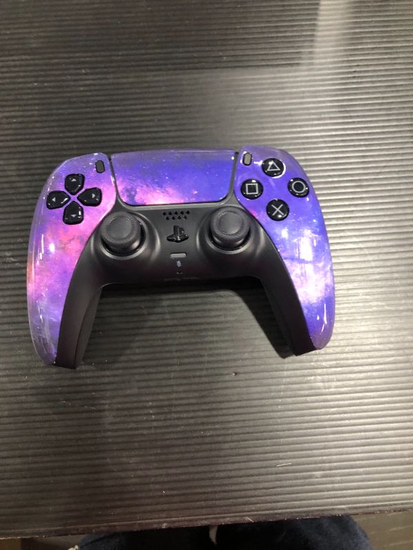 Photo 2 of UN-MODDED Custom Wireless PRO Controller compatible with PS5 Exclusive Unique Design (Nebula Galaxy)
