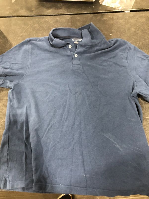 Photo 1 of Men's Blue Polo Shirt, Large