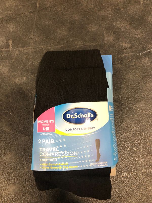 Photo 2 of Women's Travel Compression Socks 2 Pack, Size 4-10