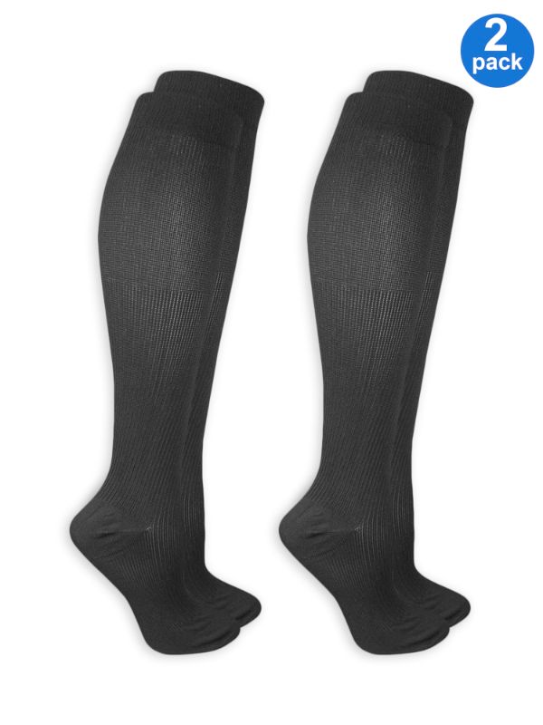 Photo 1 of Women's Travel Compression Socks 2 Pack, Size 4-10