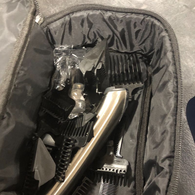 Photo 1 of Wahl Clipper Stainless Steel Lithium Ion Plus Beard Trimmer Kit Brushed Cordless Rechargeable Men's Grooming Kit for Haircuts and Beard Trimming