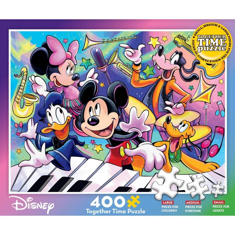 Photo 1 of Ceaco - Together Time - Disney - Fab Five Music Concert - 400 Piece Jigsaw Puzzle