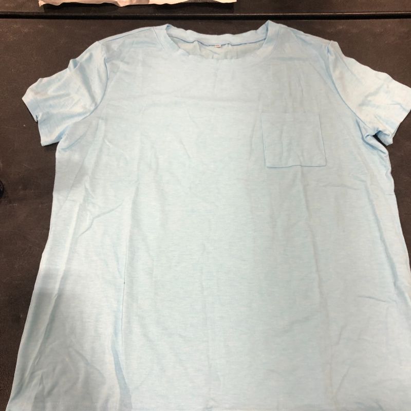 Photo 1 of Women's Blue T-Shirt, XXL