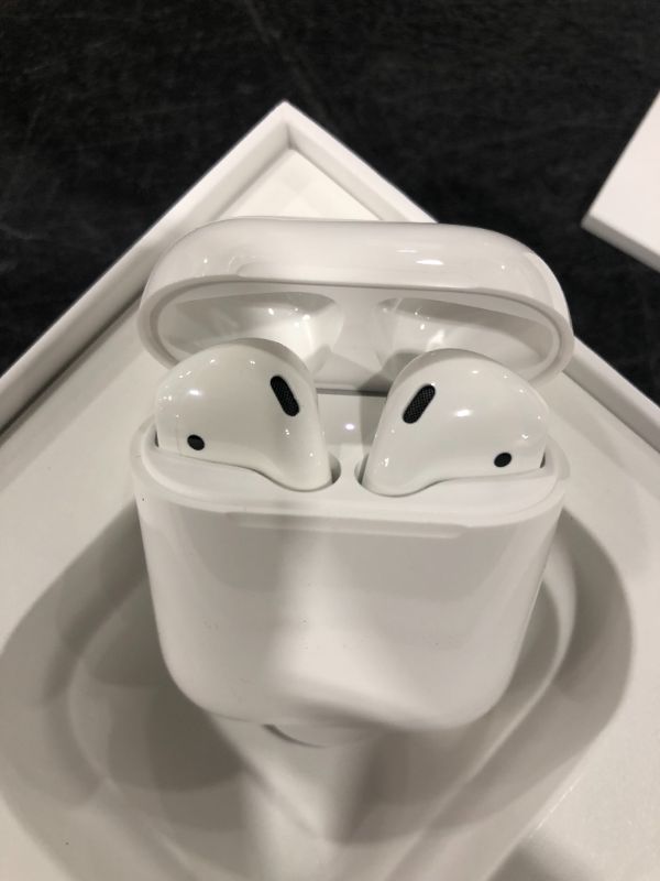 Photo 2 of Apple AirPods (2nd Generation) MV7N2AM/a with Charging Case - Stereo - Wireless - Bluetooth