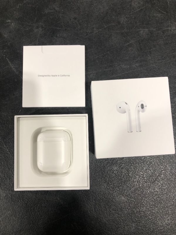 Photo 4 of Apple AirPods (2nd Generation) MV7N2AM/a with Charging Case - Stereo - Wireless - Bluetooth