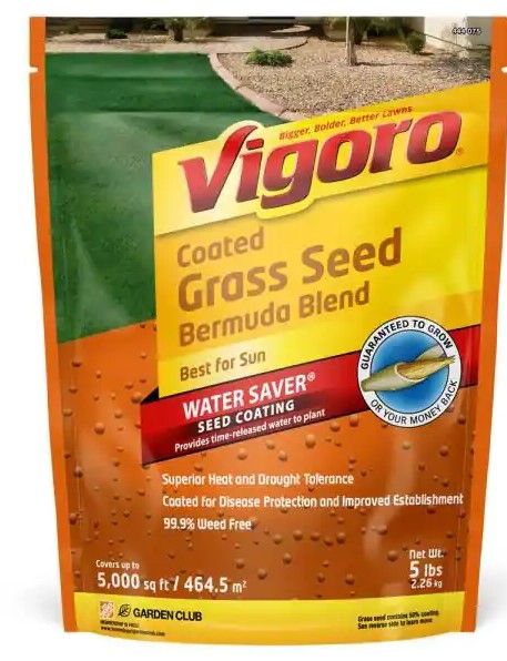 Photo 1 of 5 lbs. Bermuda Grass Seed Blend with Water Saver Seed Coating