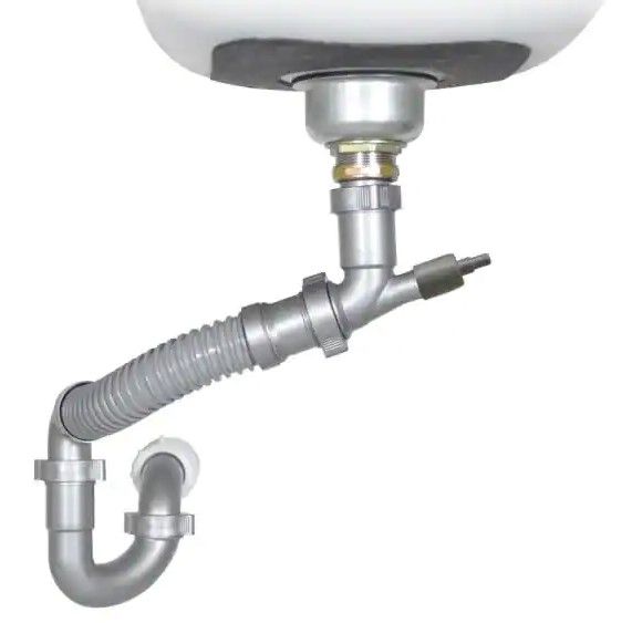 Photo 1 of 1-1/2 in. All-in-One Drain Kit for Single Bowl Kitchen Sinks, Bar Sinks and Utility Sinks