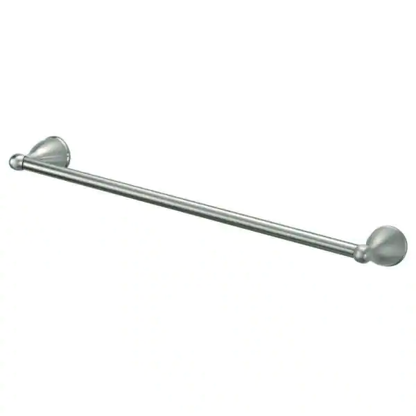 Photo 1 of Builders 18 in. Towel Bar in Brushed Nickel