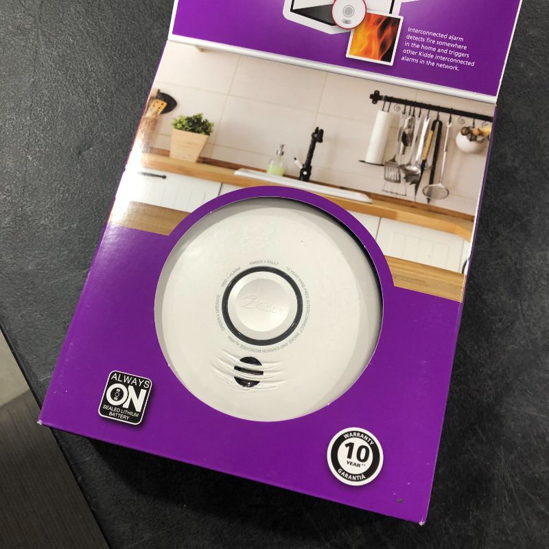 Photo 1 of Hardwired Combination Smoke and Carbon Monoxide Detector with Wire-Free Voice Interconnect