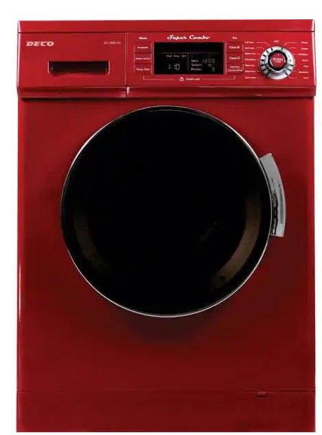 Photo 1 of All-in-one 1200 RPM Compact Washer and Electric Ventless/Vented Dryer with Sensor Dry Feature in Merlot