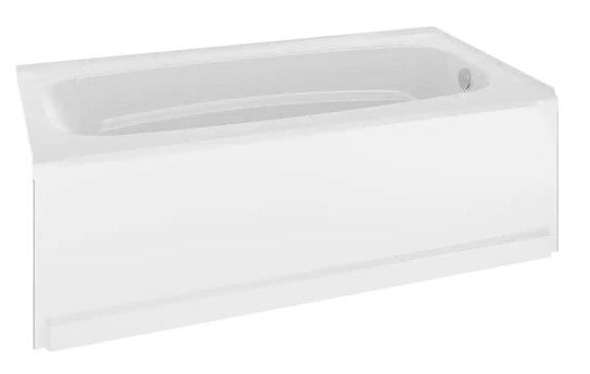 Photo 1 of Classic 400 60 in. Right Drain Rectangular Alcove Bathtub in High Gloss White