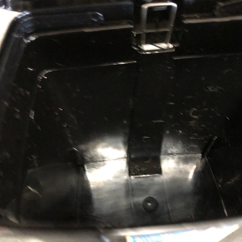 Photo 1 of 4 Gal. Plastic Rectangular Wastebasket, Black