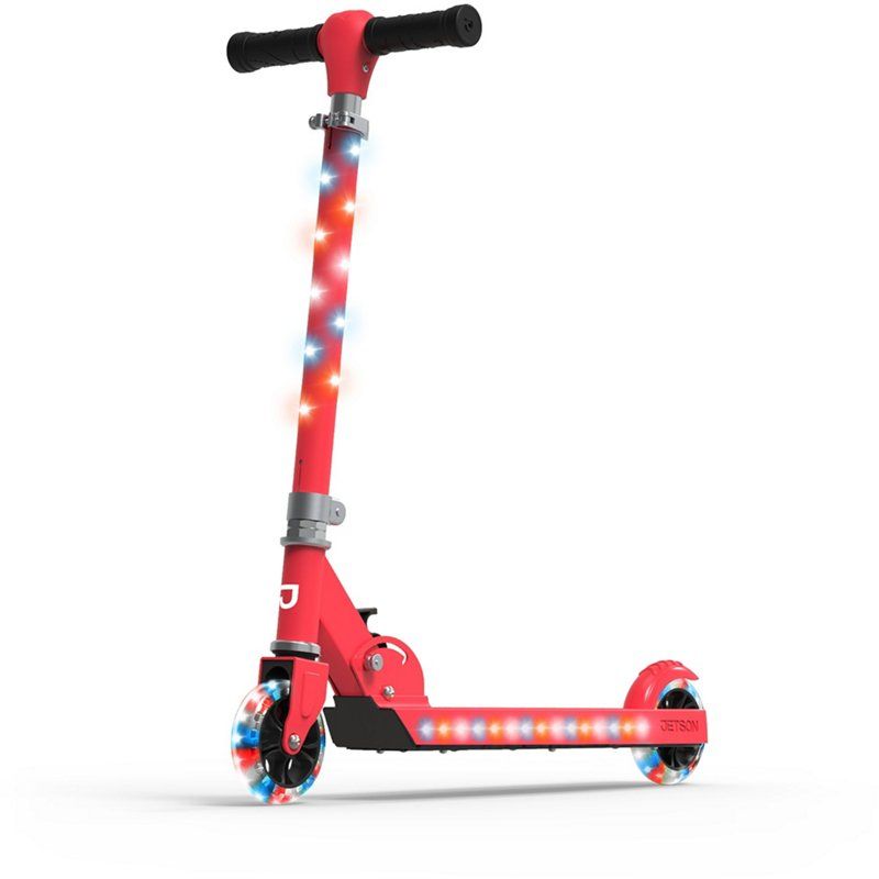 Photo 1 of Jetson Jupiter Kids' Kick Scooter with LED Lights - Red