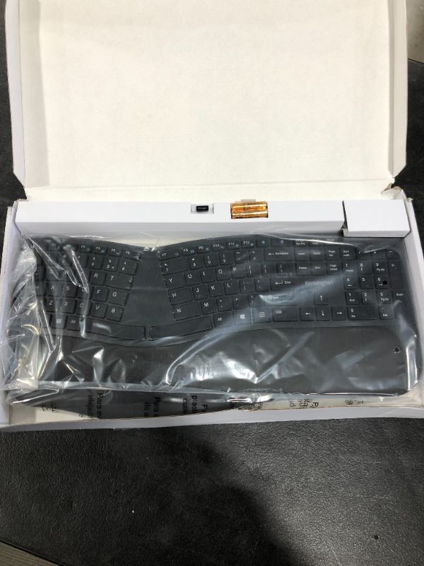 Photo 2 of Computer K75401US Pro Fit Ergo Wireless Keyboard, Black