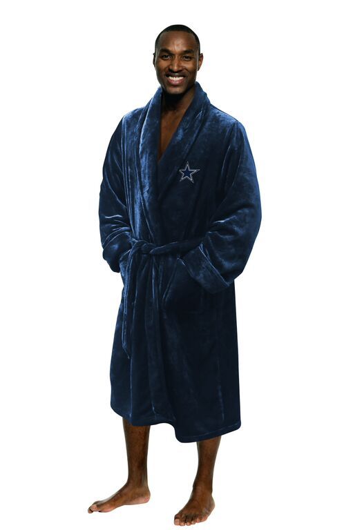 Photo 1 of 1NFL-34900-0009-RET NFL Cowboys Man Bath Robe, Large & Extra Large