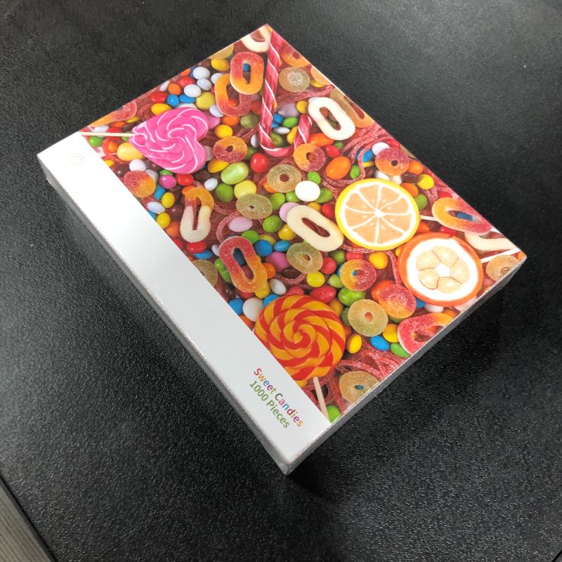 Photo 2 of Sweet Candies - 1000 Piece Premium Jigsaw Puzzle for Adults, Multi Color, 26.77" L X 18.89" W (Sweet Candies)