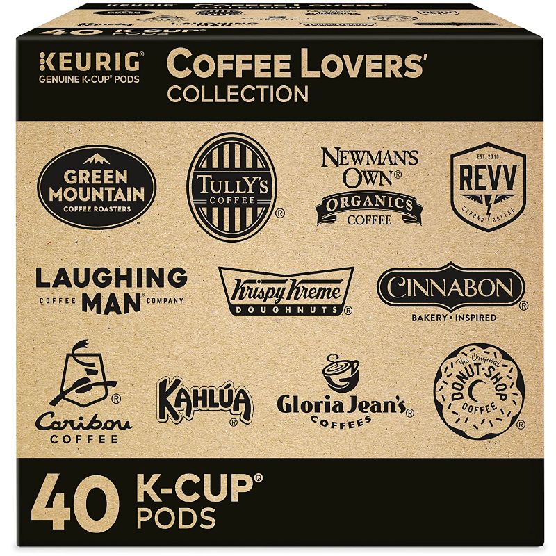 Photo 1 of Keurig Coffee Lovers' Collection Sampler Pack, Single-Serve K-Cup Pods, Compatible with all Keurig 1.0/Classic, 2.0 and K-Café Coffee Makers, Variety Pack, 40 Count