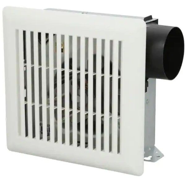 Photo 1 of 50 CFM Ceiling/Wall Mount Bathroom Exhaust Fan