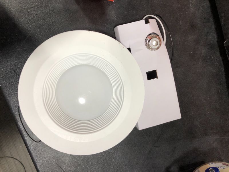 Photo 2 of 6 in. Selectable CCT Integrated LED Recessed Light Trim with Night Light Feature 670 Lumens 11-Watt Dimmable