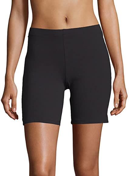 Photo 1 of Hanes Women's Stretch Jersey Bike Short Sm