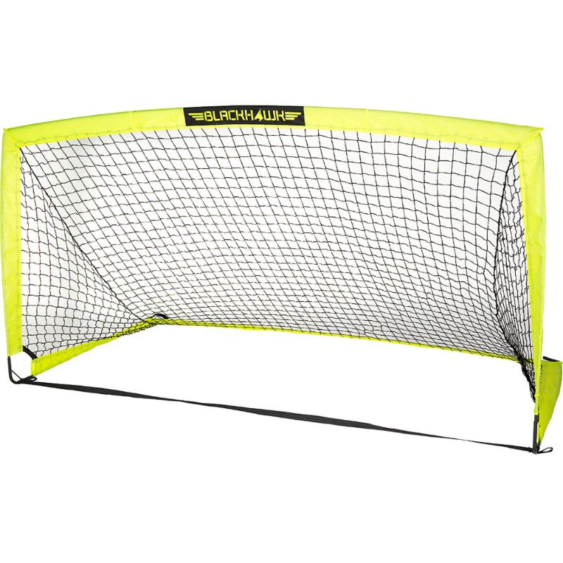 Photo 1 of Franklin Sports Blackhawk Single Portable Soccer Goal, Color Yellow, 6.6 FT (W) X 3.3 FT (H), Age 6+